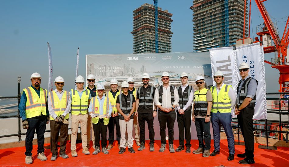 H&H marks topping-out milestone at Dubai Harbour Residences